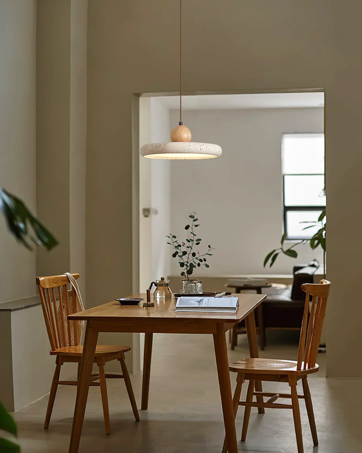 Siyane Travertine Pendant Lamp – Travertine detail 7