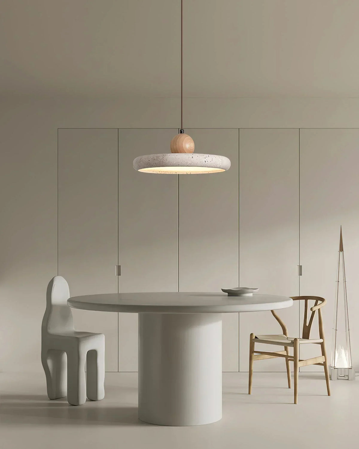 Siyane Travertine Pendant Lamp – Travertine detail 12