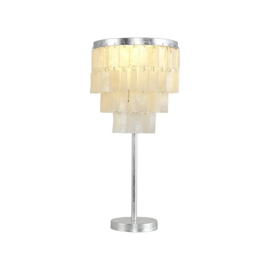 Skye Tiered Shell Iron Table Lamp