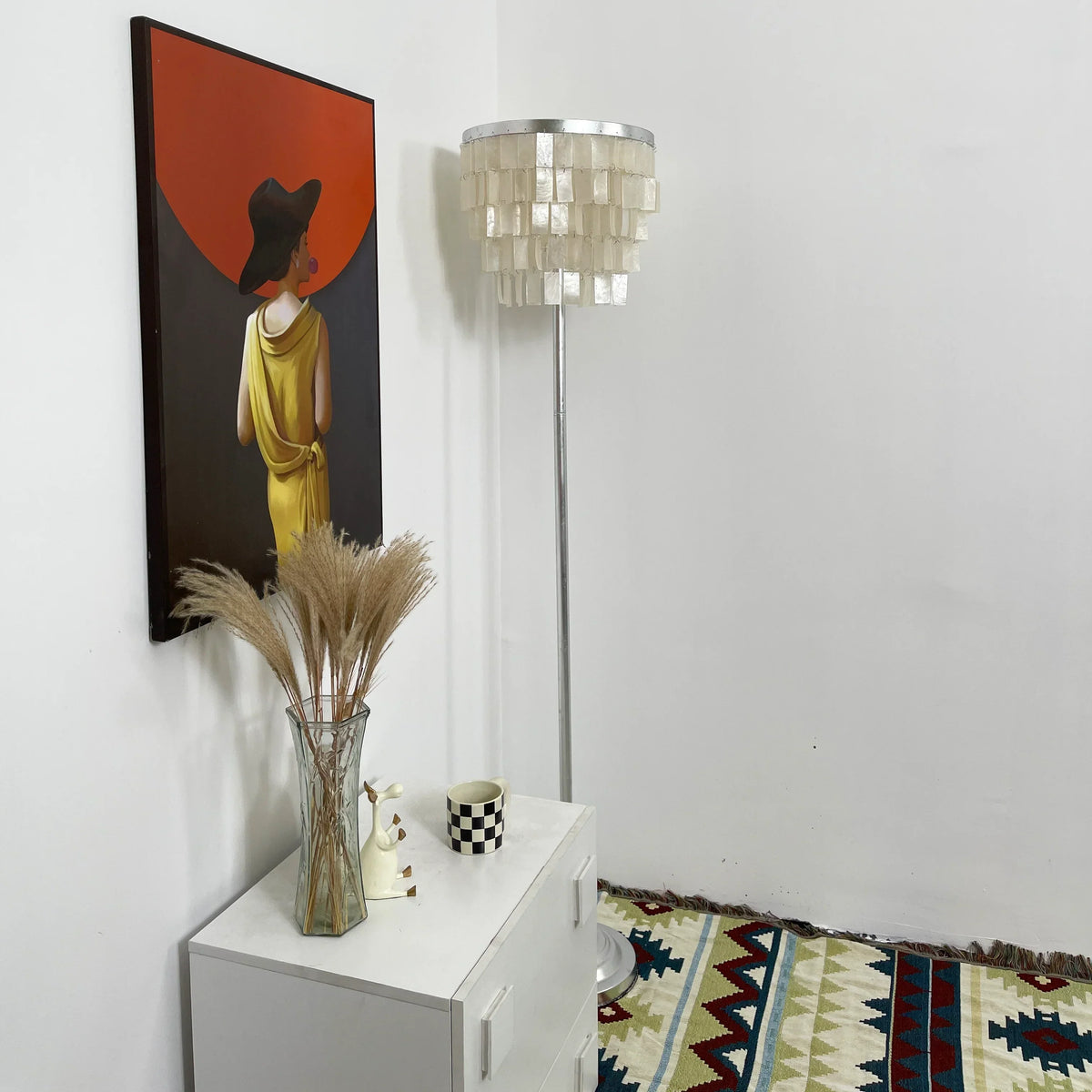 Skye Tiered Iron Floor Lamp – Iron detail 18