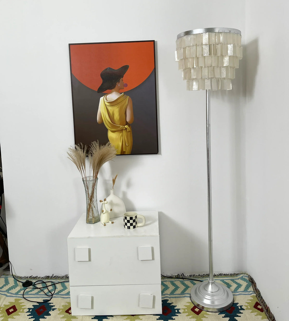 Skye Tiered Iron Floor Lamp – Iron detail 15