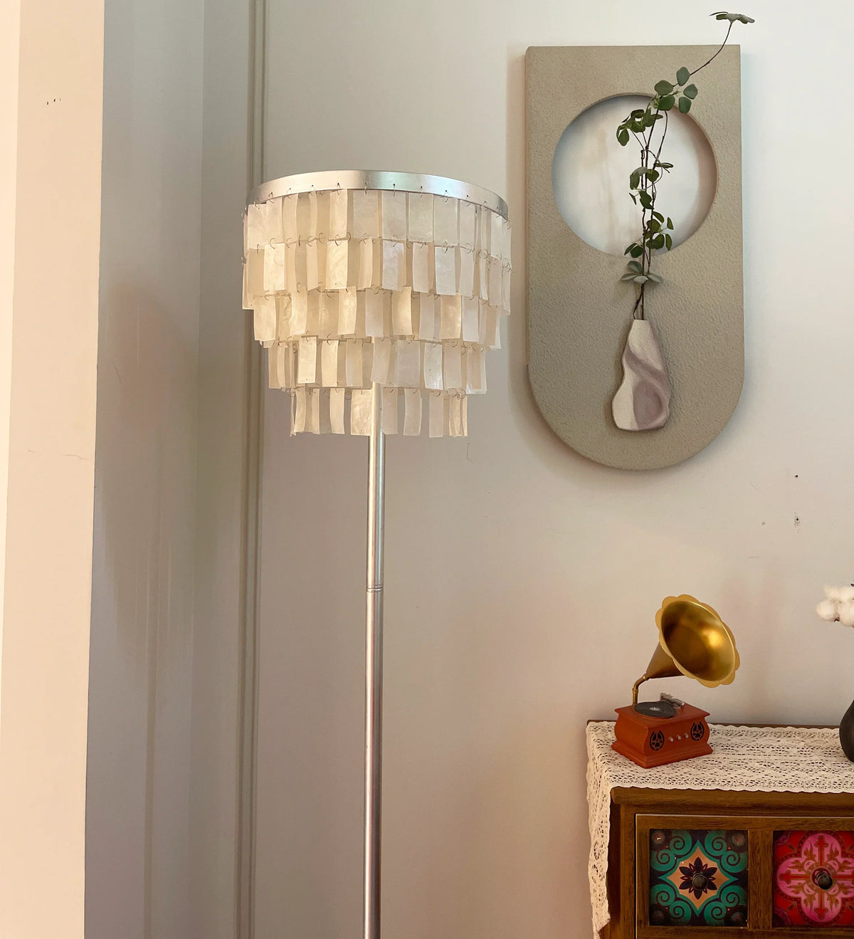 Skye Tiered Iron Floor Lamp – Iron detail 23