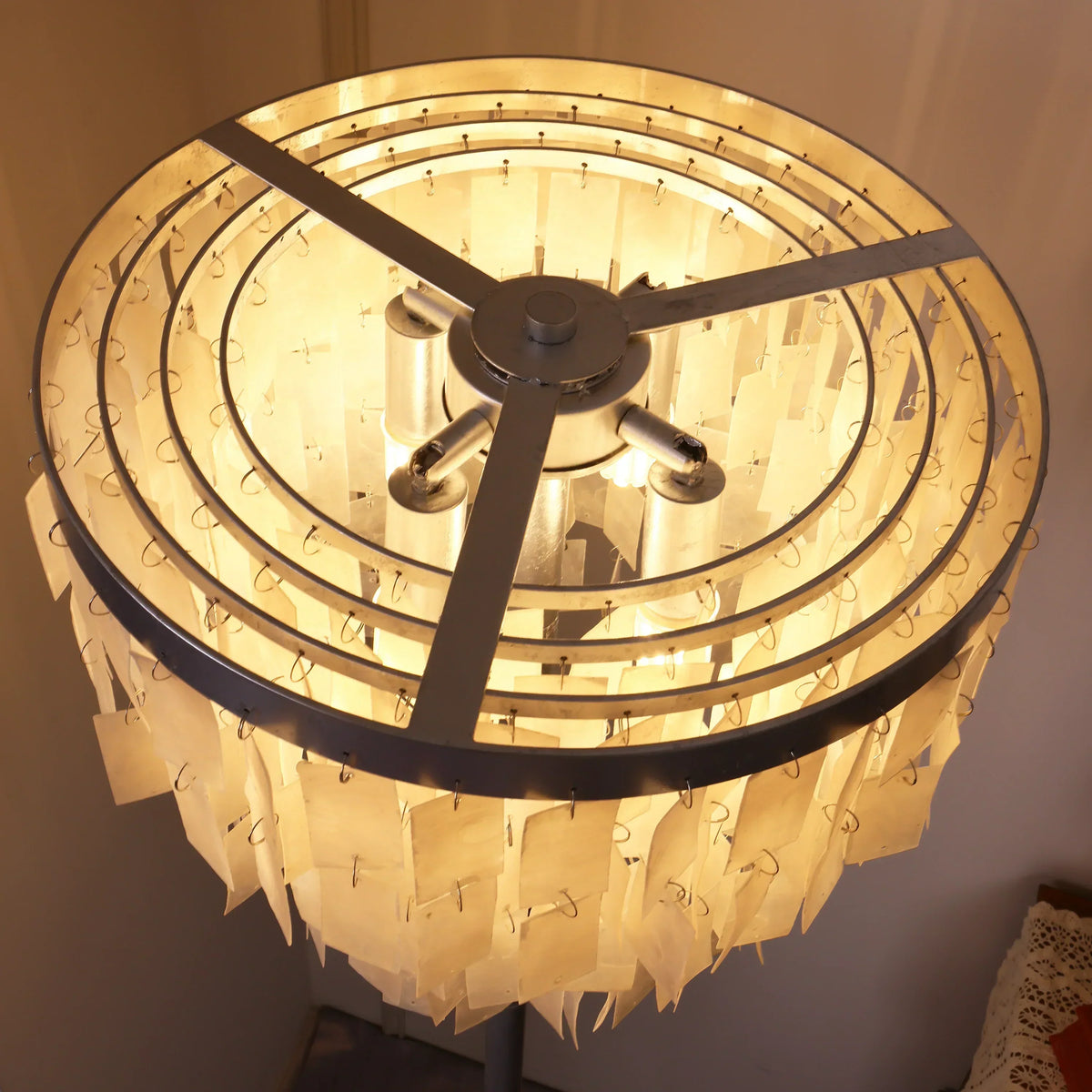 Skye Tiered Iron Floor Lamp – Iron detail 32