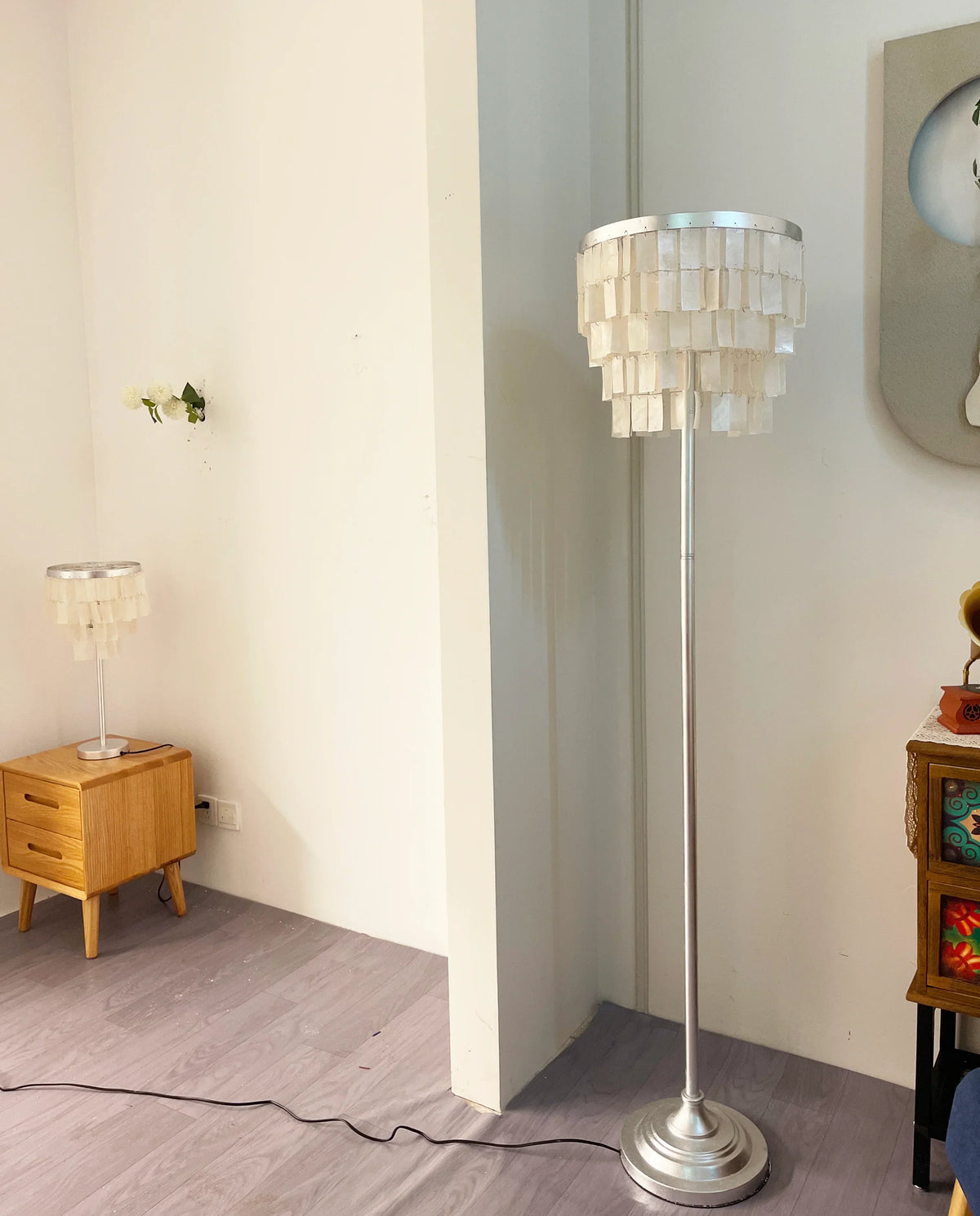 Skye Tiered Iron Floor Lamp – Iron detail 11