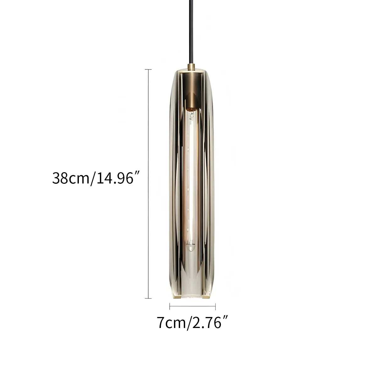 Rod Light Post Modern Pendant – detail 4