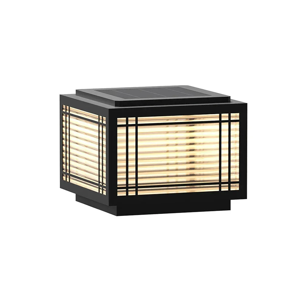 Square Deck Garden Courtyard Outdoor Glass Light