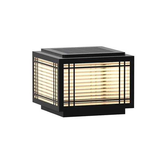 Square Deck Garden Courtyard Outdoor Glass Light
