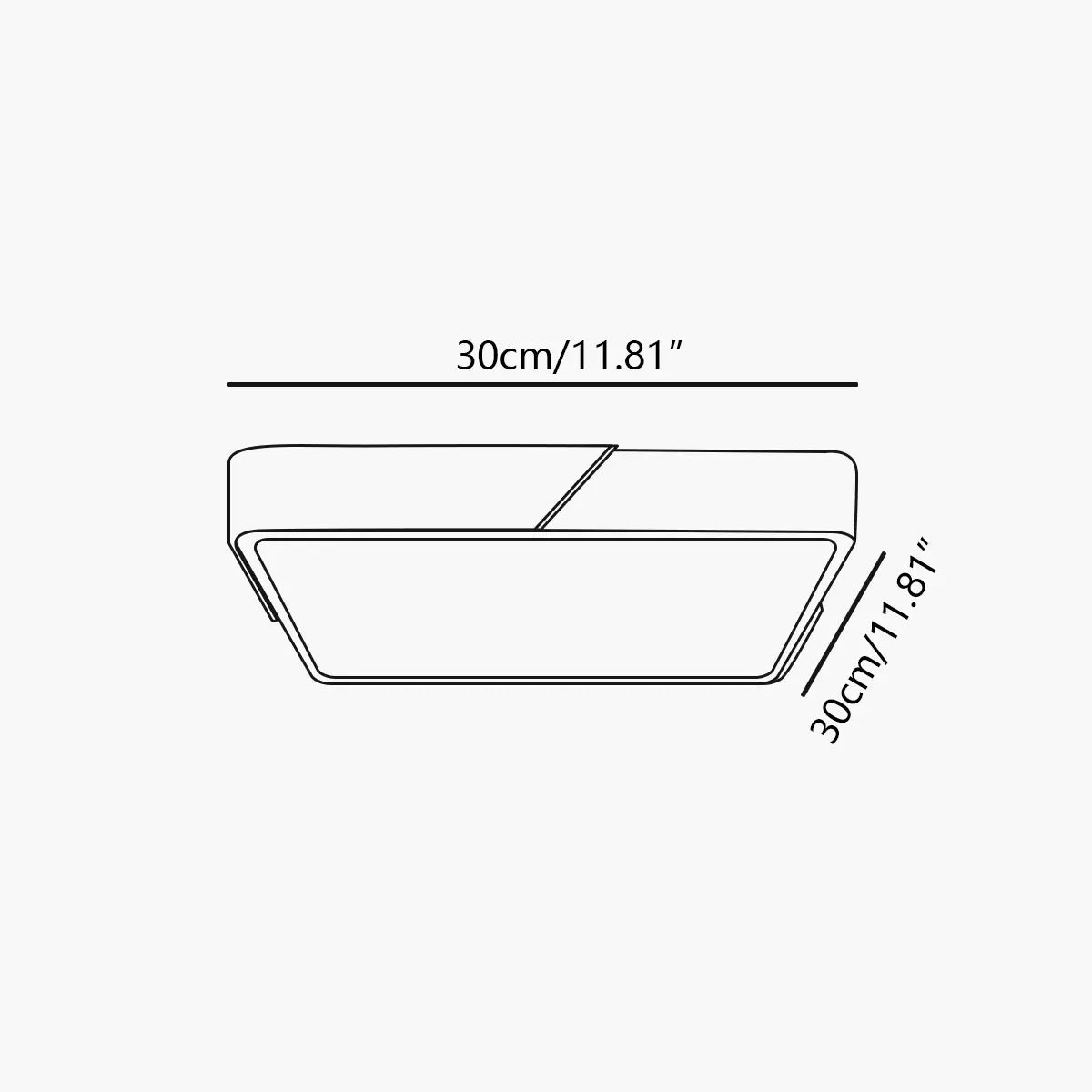 Minimalist Wood Ceiling Light for Bedroom – Wood detail 12