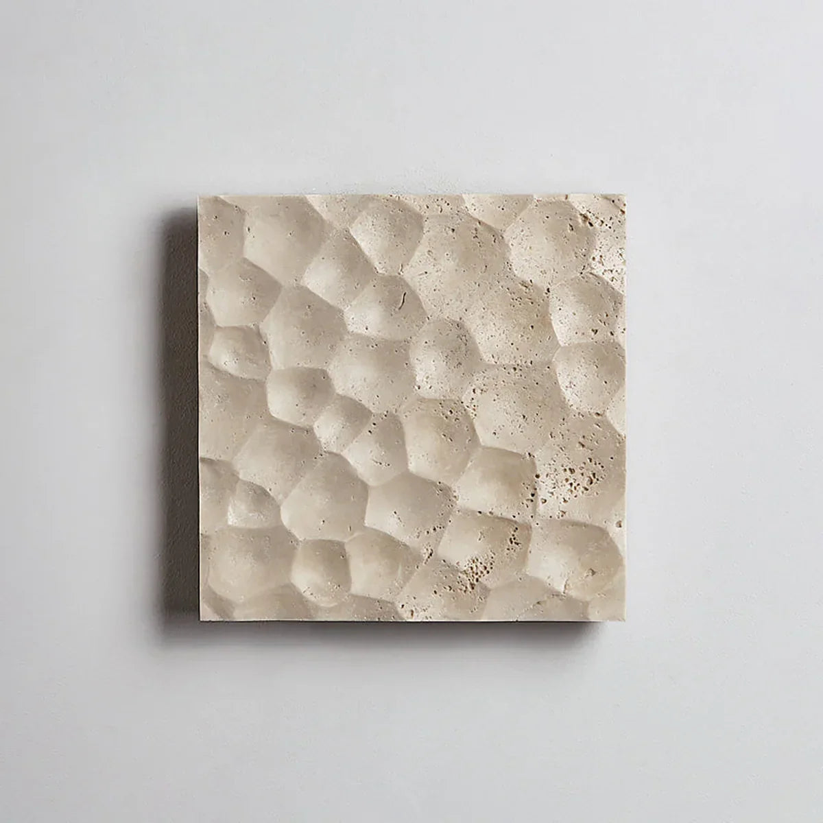 Square Modular Panel Travertine Wall Sconce – Travertine detail 11