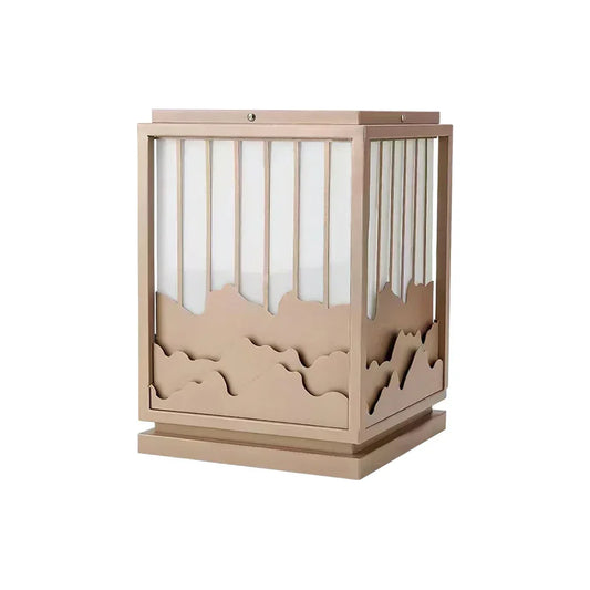 Square Wave Outdoor Garden Acrylic Light