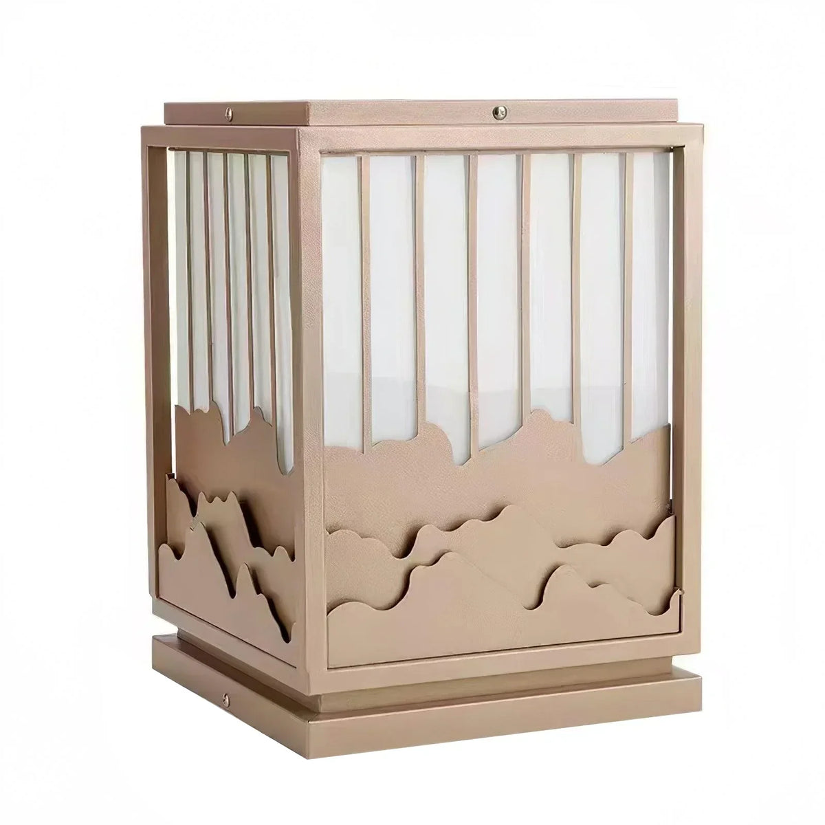 Square Wave Outdoor Garden Acrylic Light – Acrylic detail 15