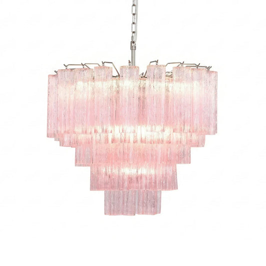 Addis Star-Shaped Glass Tubes Chandelier