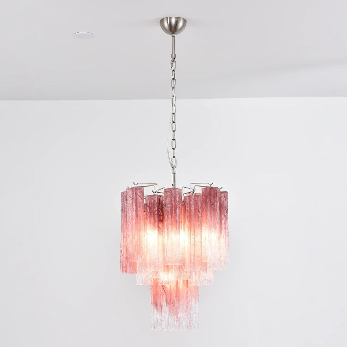Addis Star-Shaped Glass Tubes Chandelier – Glass detail 70