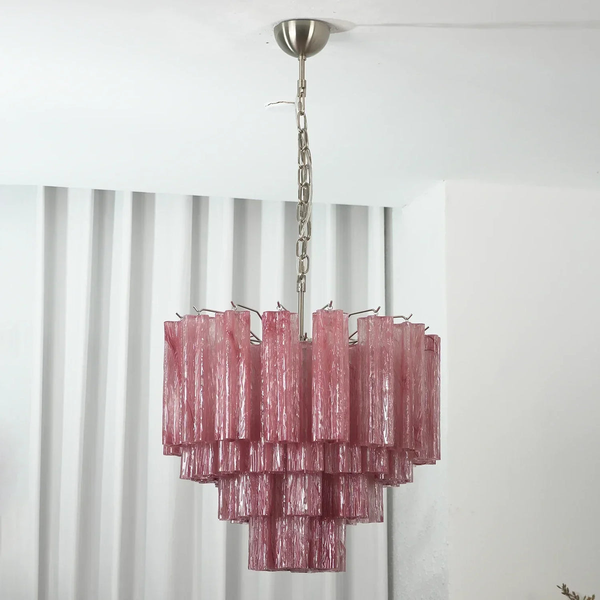 Addis Star-Shaped Glass Tubes Chandelier – Glass detail 51