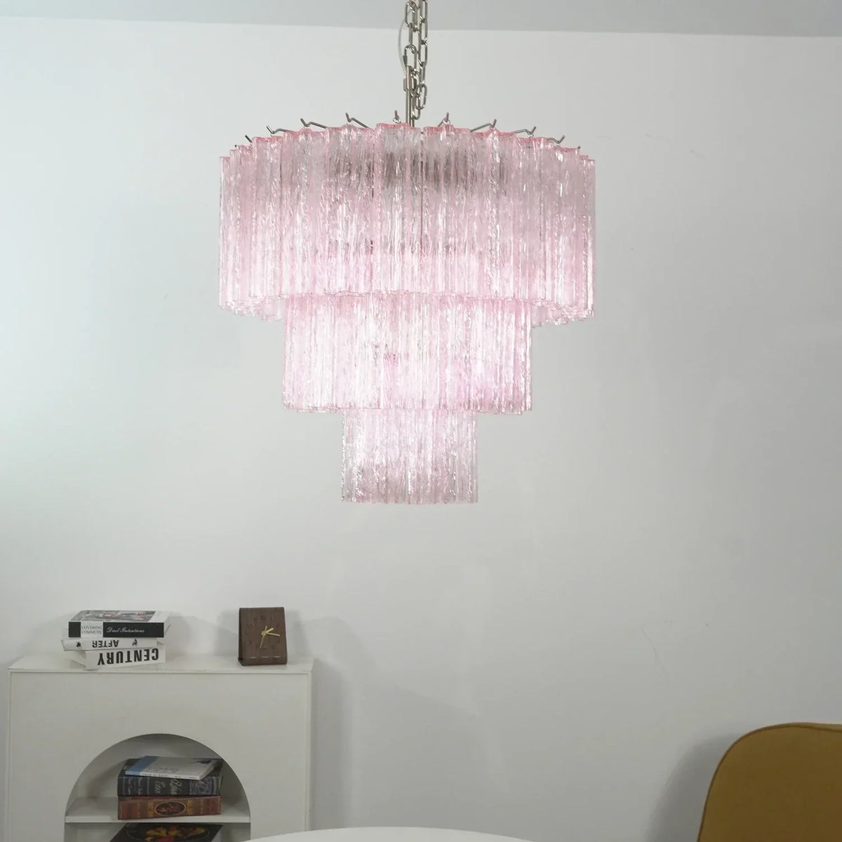 Addis Star-Shaped Glass Tubes Chandelier – Glass detail 37