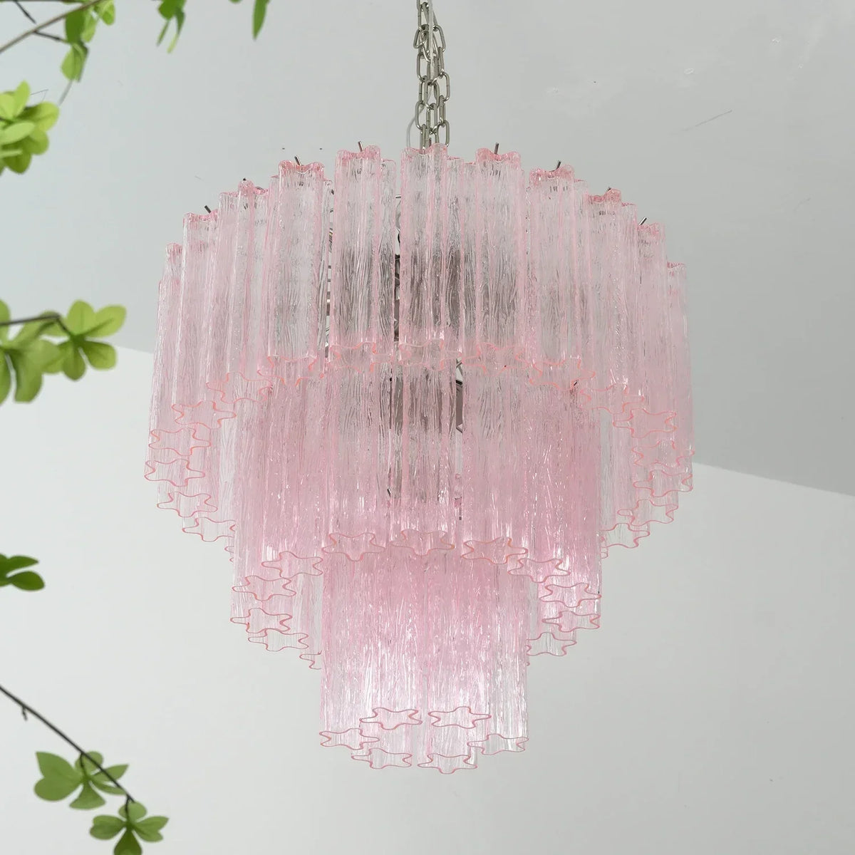 Addis Star-Shaped Glass Tubes Chandelier – Glass detail 38
