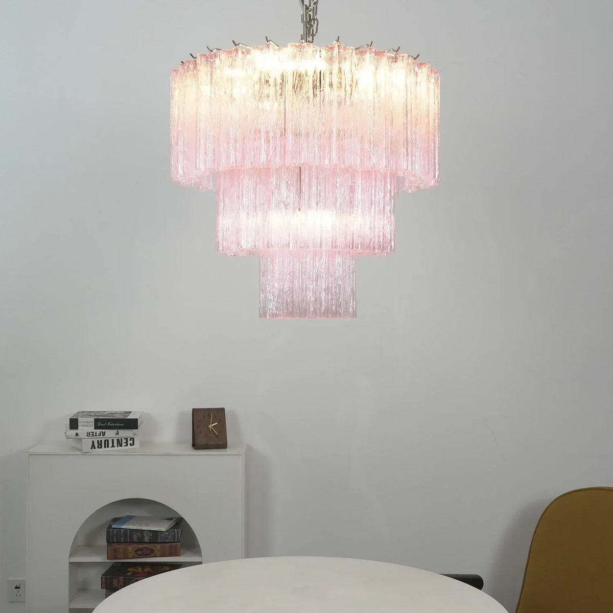 Addis Star-Shaped Glass Tubes Chandelier – Glass detail 36