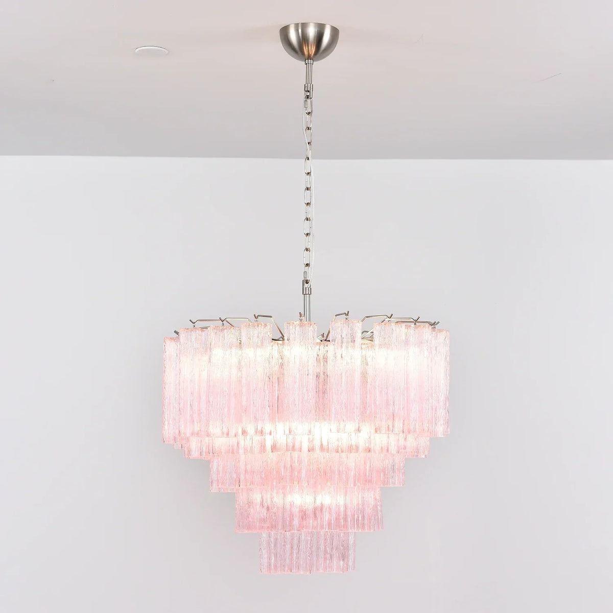 Addis Star-Shaped Glass Tubes Chandelier – Glass detail 78