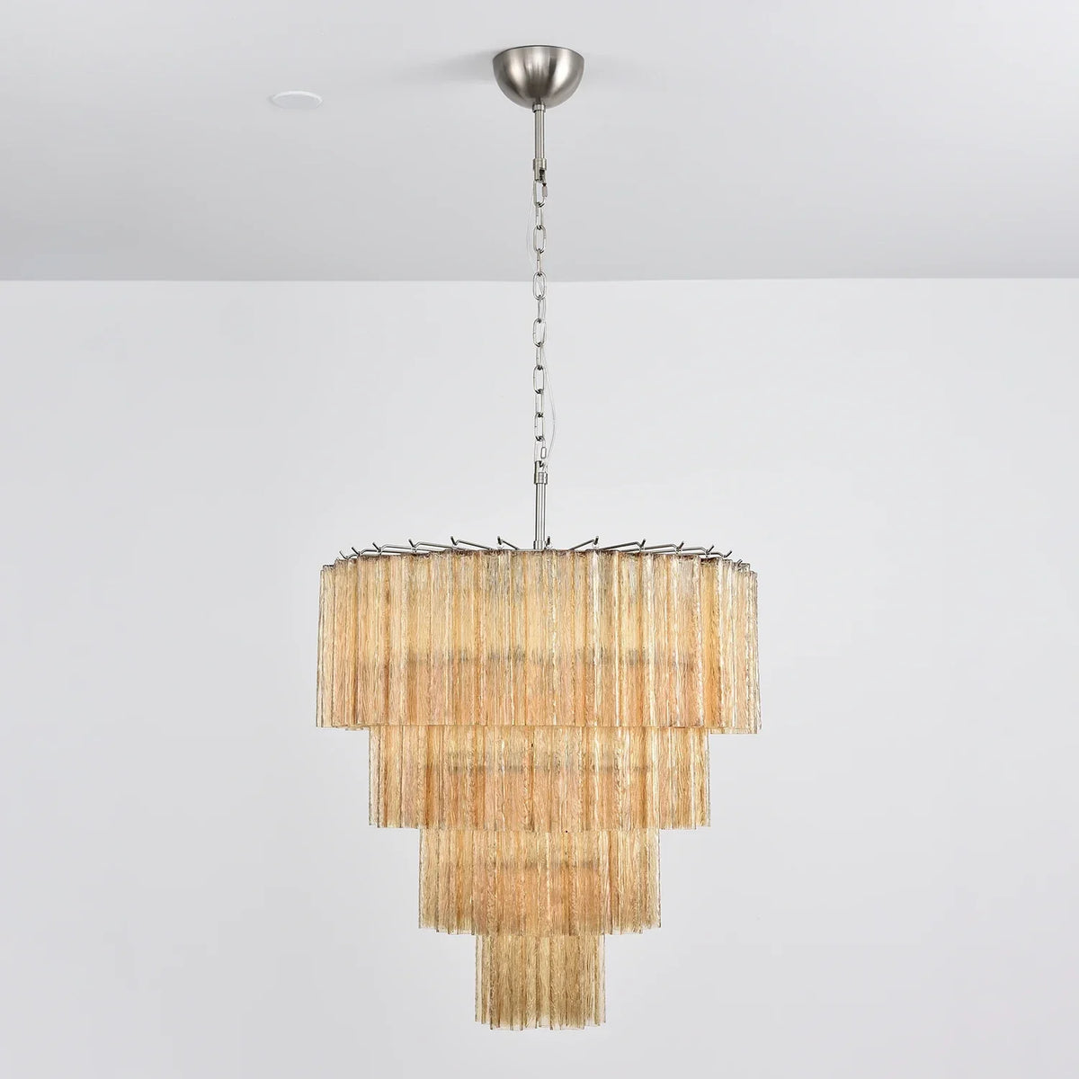 Addis Star-Shaped Glass Tubes Chandelier – Glass detail 82