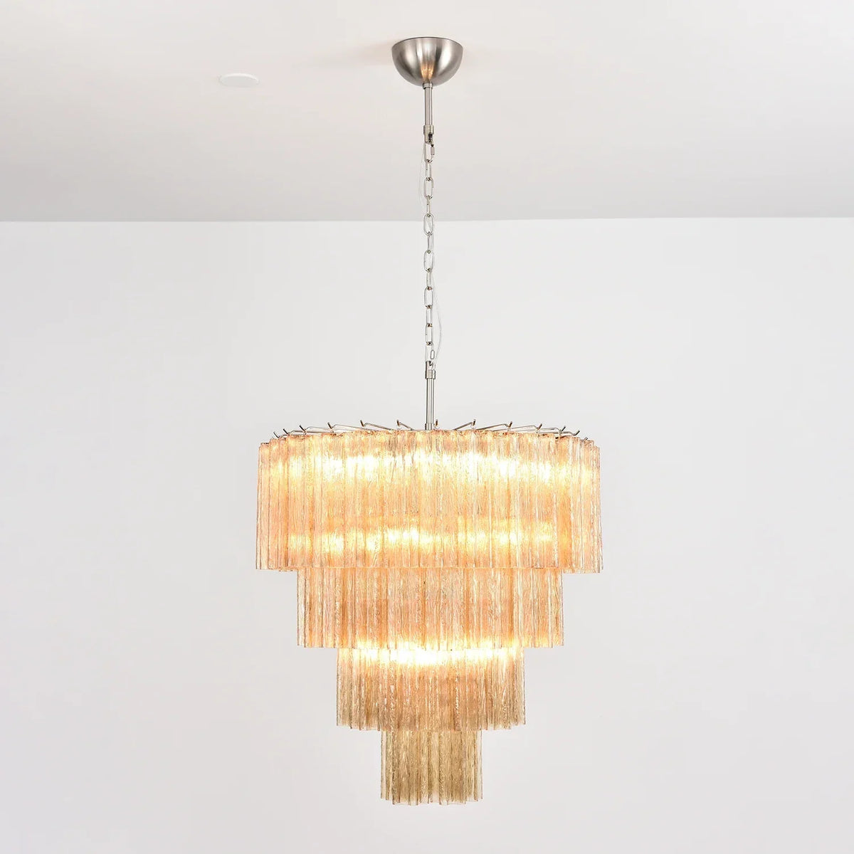 Addis Star-Shaped Glass Tubes Chandelier – Glass detail 81