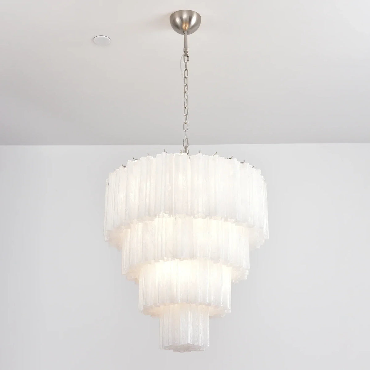 Addis Star-Shaped Glass Tubes Chandelier – Glass detail 86