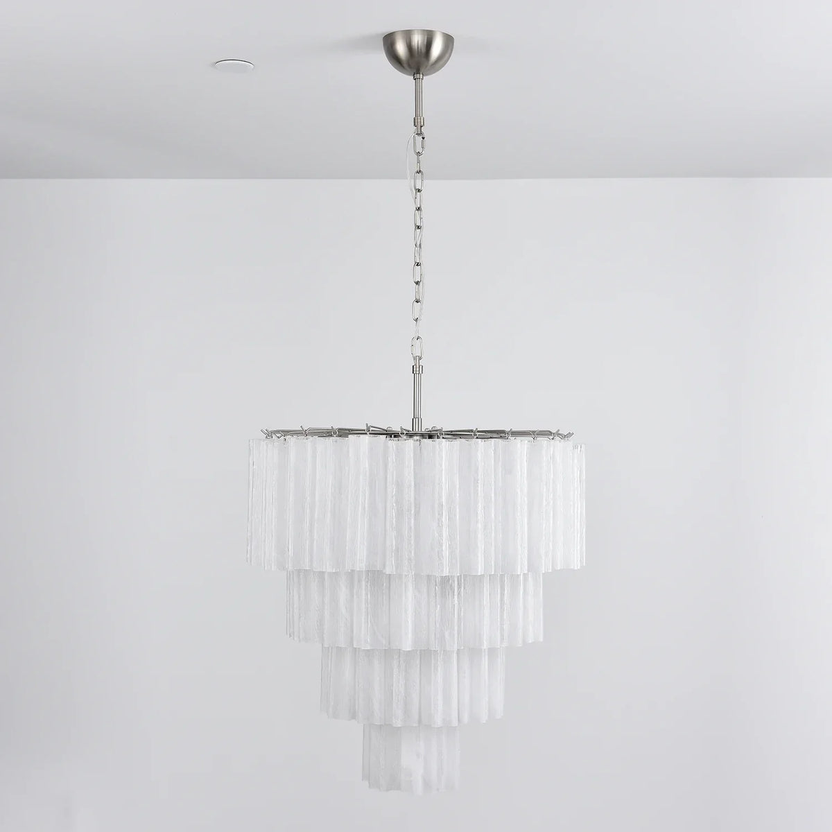 Addis Star-Shaped Glass Tubes Chandelier – Glass detail 85
