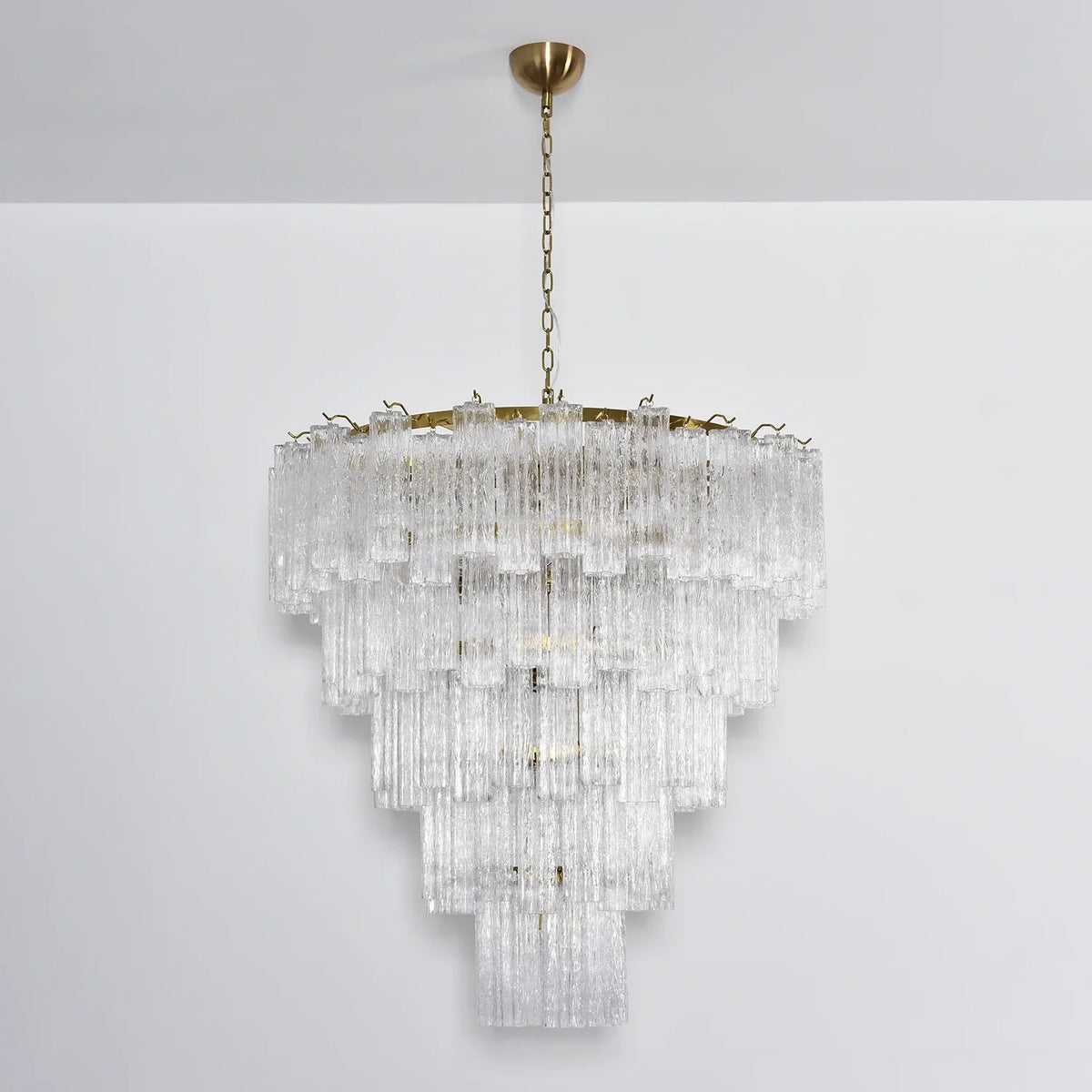 Addis Star-Shaped Glass Tubes Chandelier – Glass detail 94