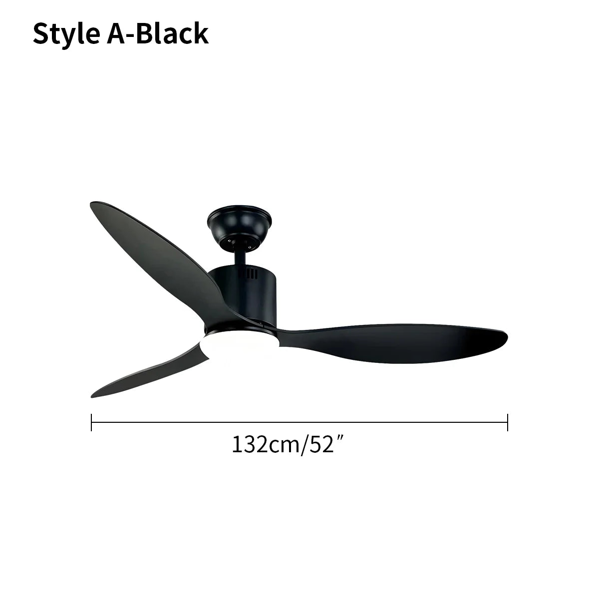 3 Blade Modern Ceiling Fan with Light – detail 29