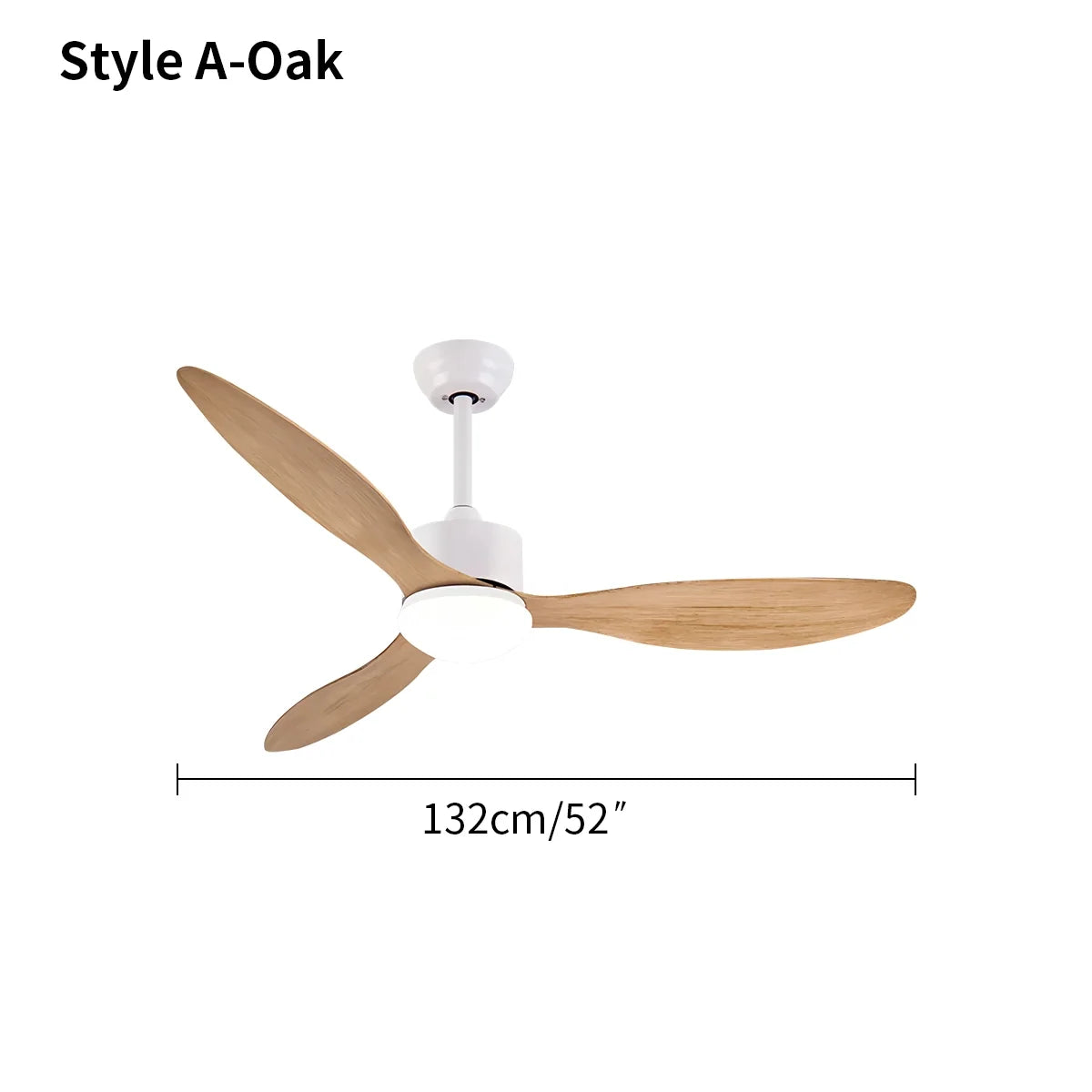 3 Blade Modern Ceiling Fan with Light – detail 13