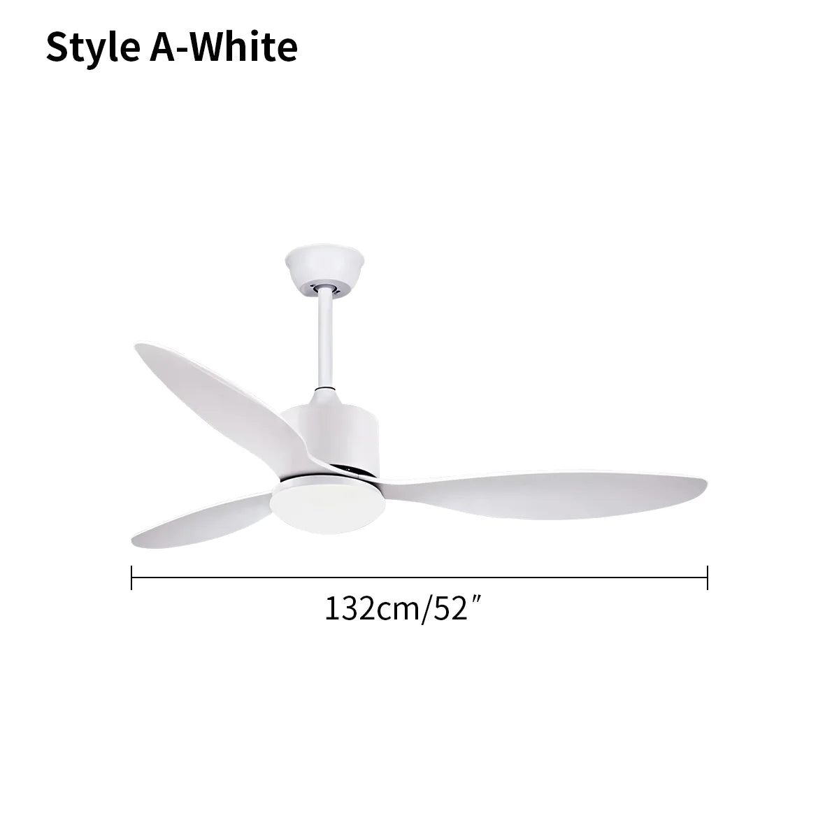 3 Blade Modern Ceiling Fan with Light – detail 21
