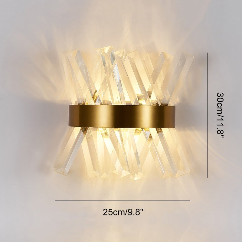 Crystal Glass Wall Sconce – Crystal detail 3