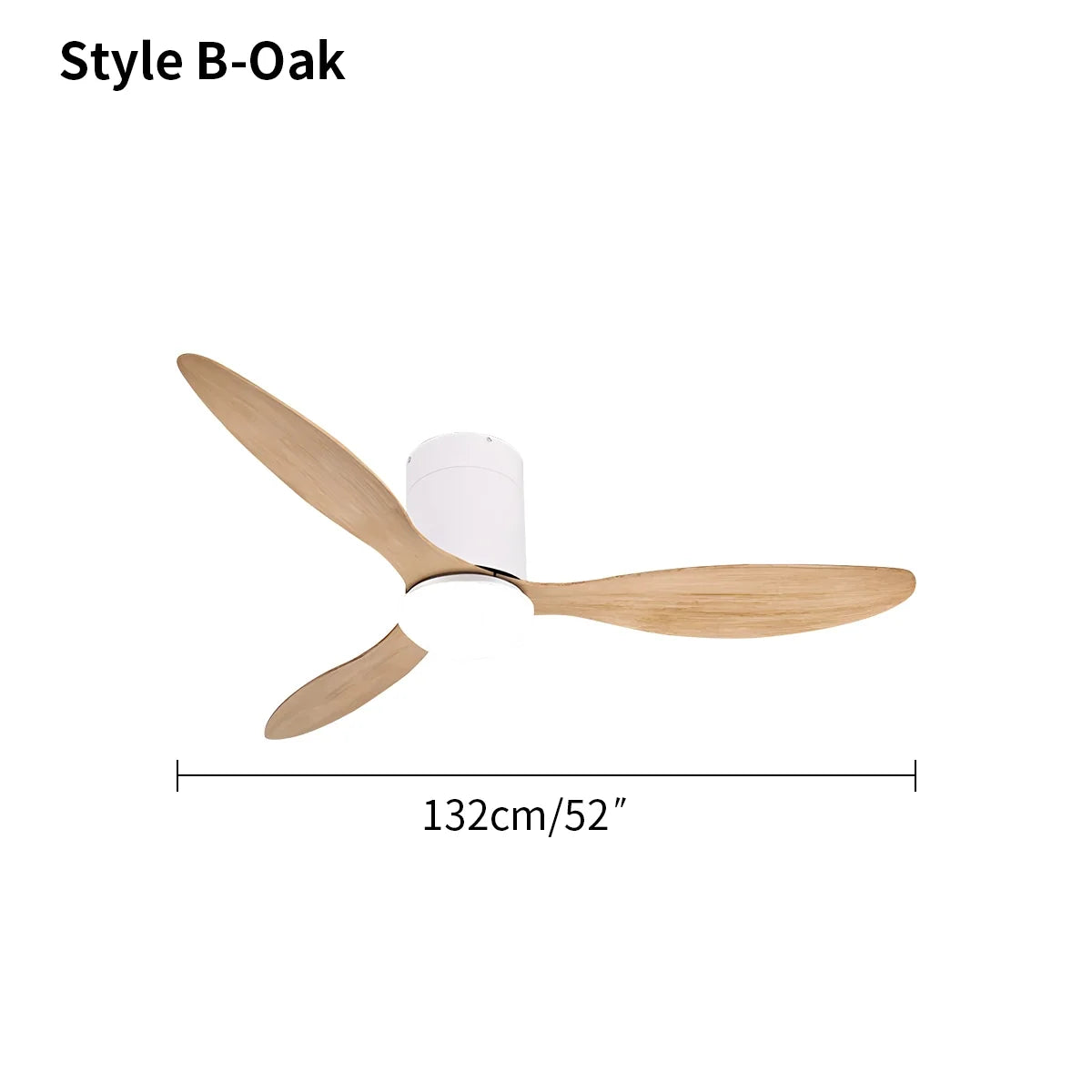 3 Blade Modern Ceiling Fan with Light – detail 17