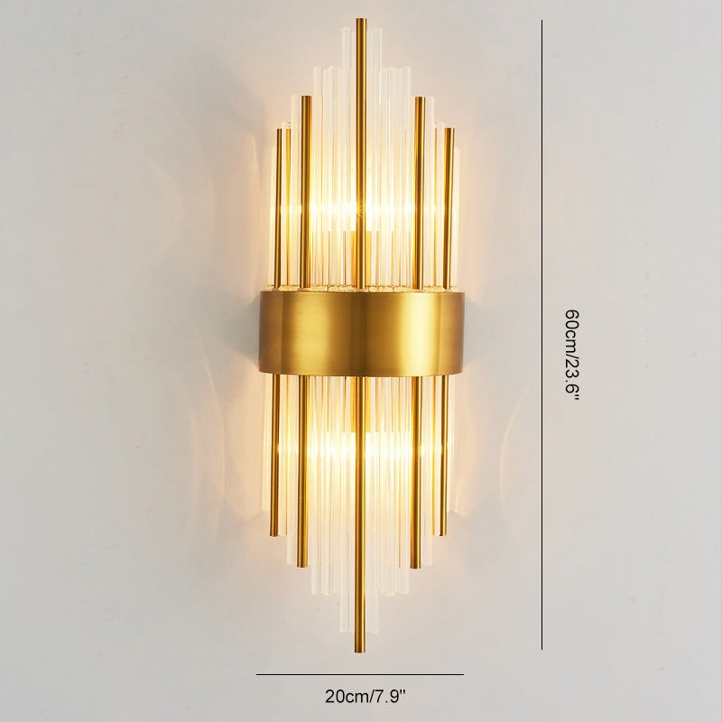 Crystal Glass Wall Sconce – Crystal detail 39