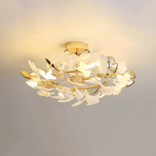 Ginkgo Rotating Ceiling Lamp for Bedroom
