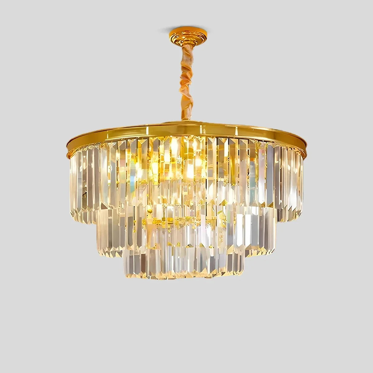 Light Crystal Chandelier for Living Room – Crystal detail 3