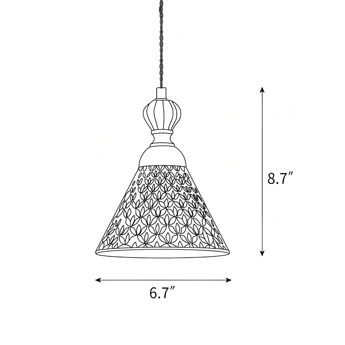 Chrasy Ceramics Pendant Lamp for Dining Area – detail 4