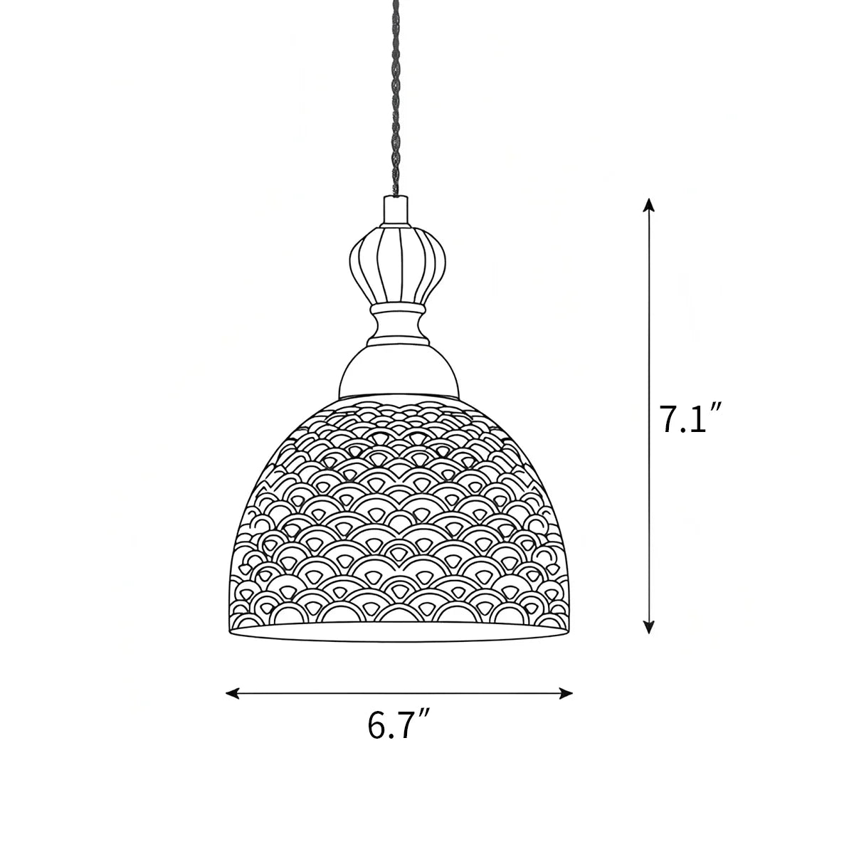 Chrasy Ceramics Pendant Lamp for Dining Area – detail 18