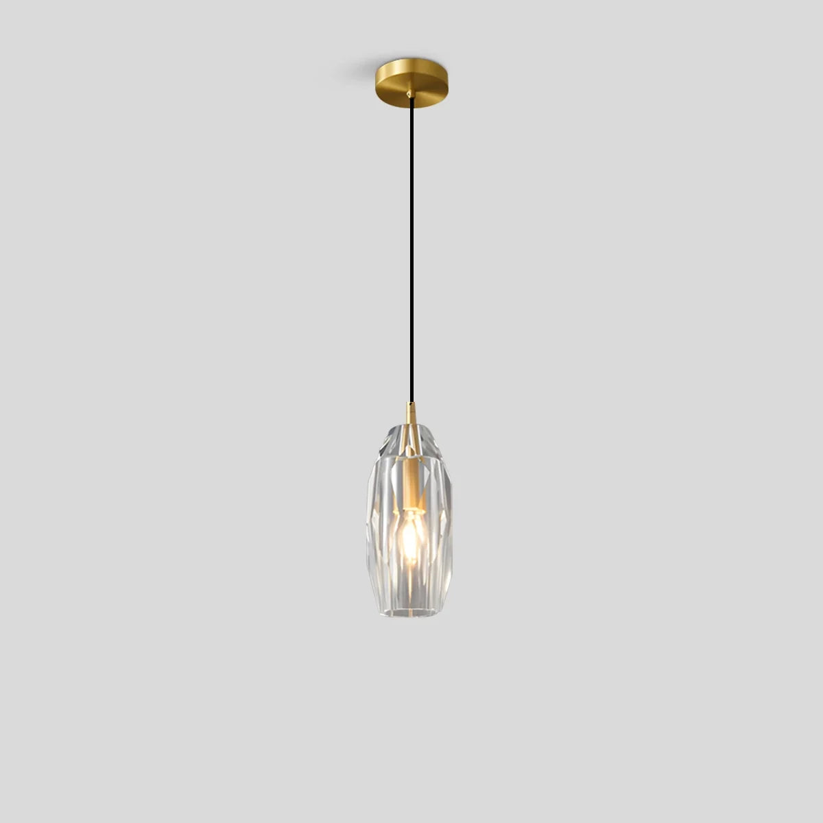 Copper Crystal Pendant Light Multiple Styles Available – Crystal detail 38