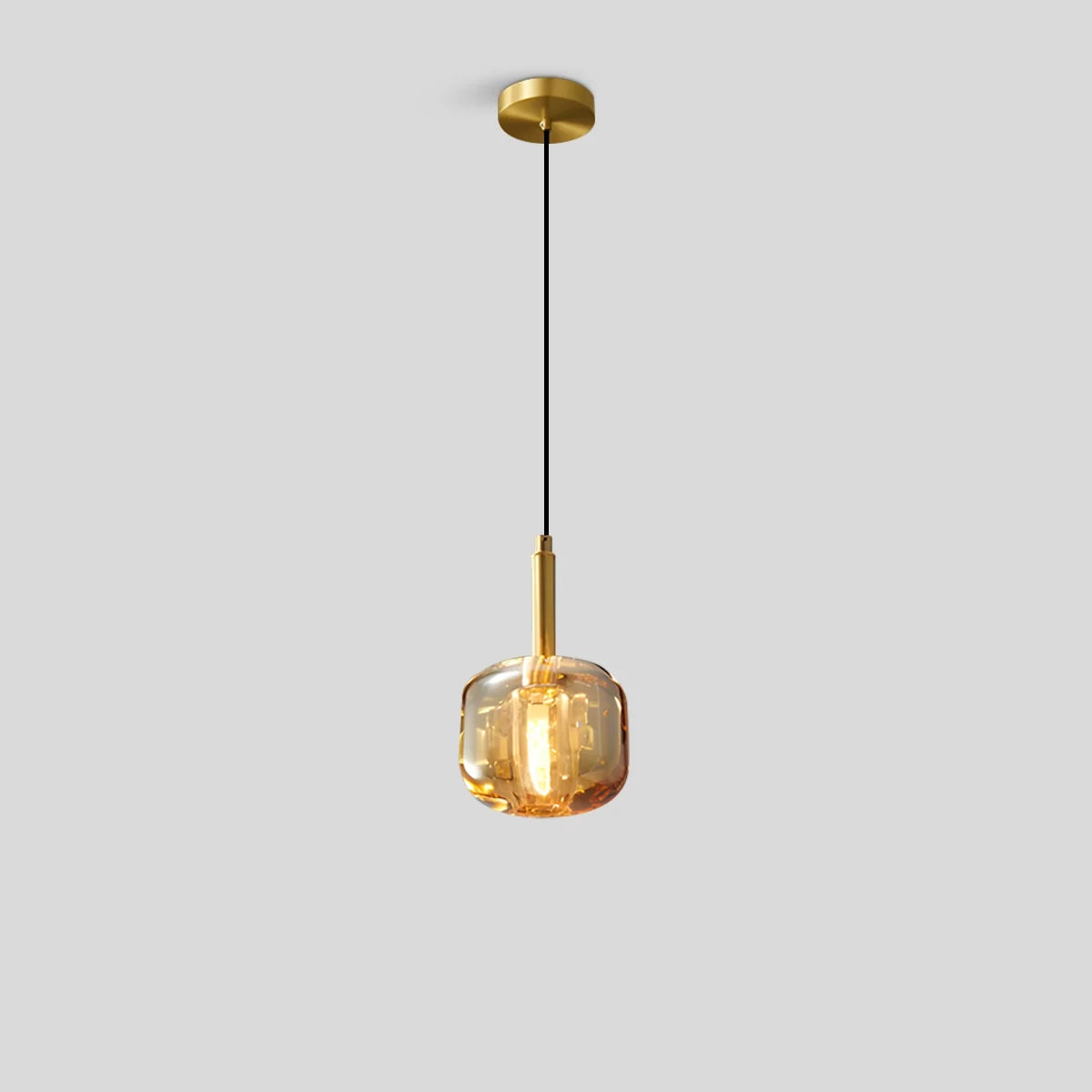 Copper Crystal Pendant Light Multiple Styles Available – Crystal detail 44