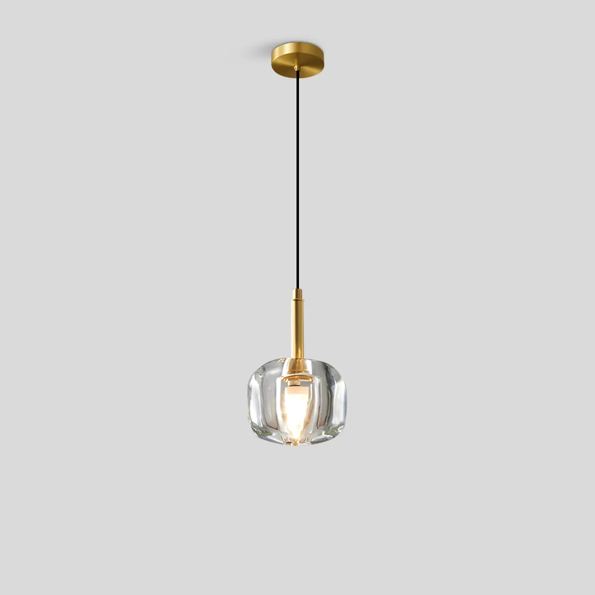 Copper Crystal Pendant Light Multiple Styles Available – Crystal detail 50