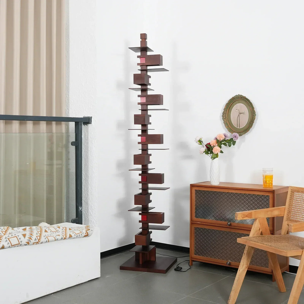 Stacking Wood Floor Lamp – Wood detail 5