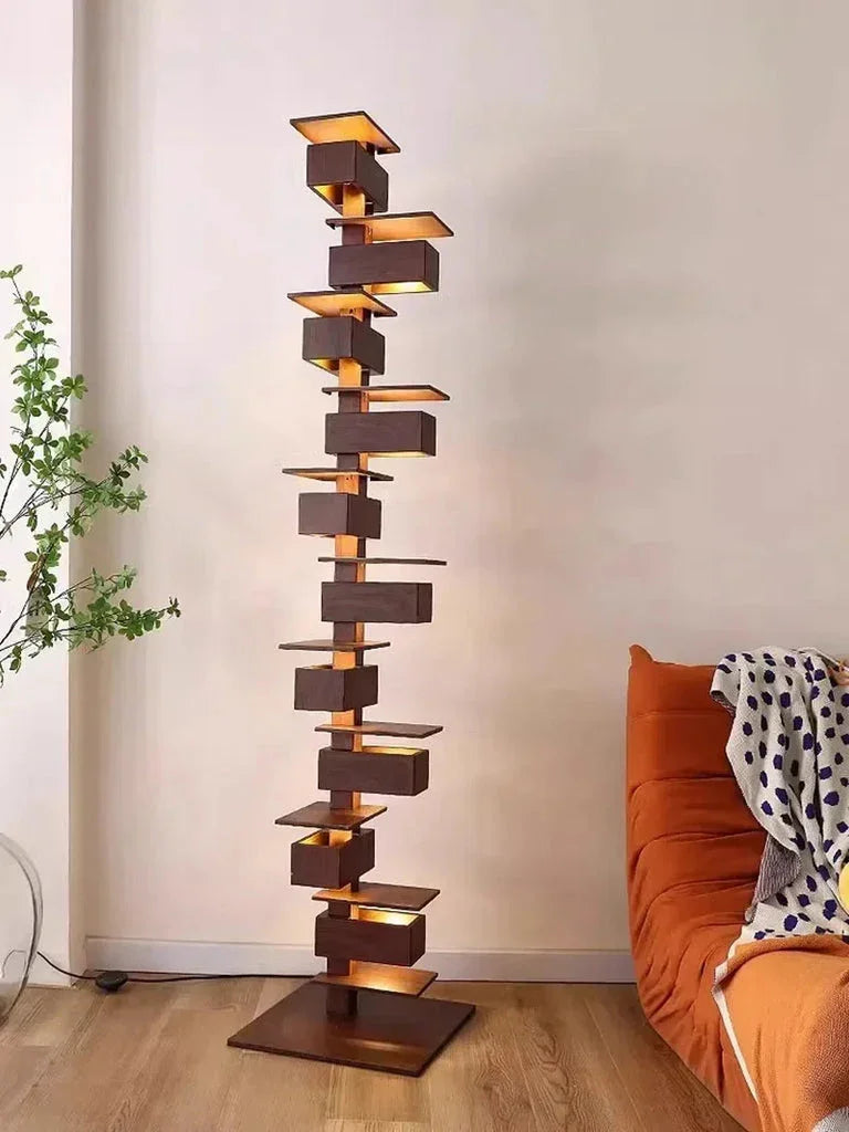 Stacking Wood Floor Lamp – Wood detail 12