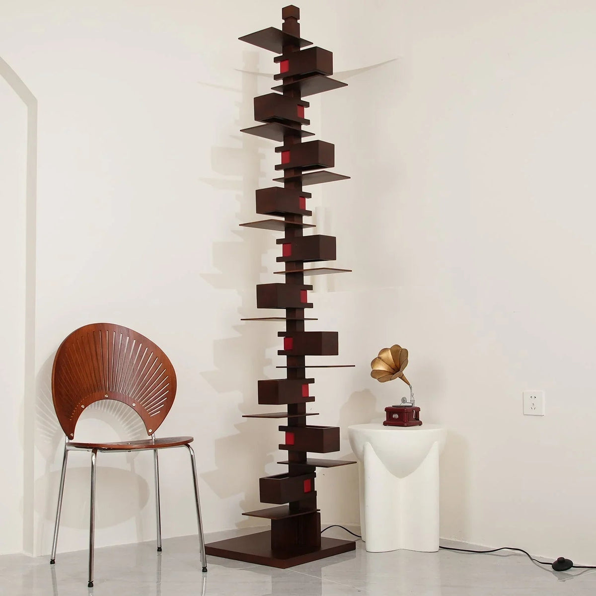 Stacking Wood Floor Lamp – Wood detail 8