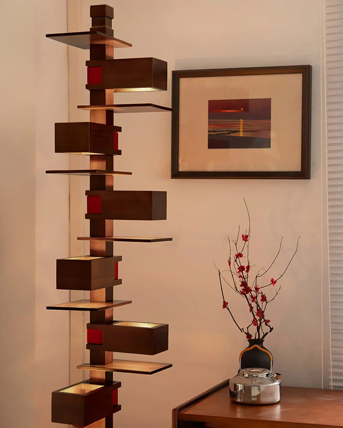 Stacking Wood Floor Lamp – Wood detail 21