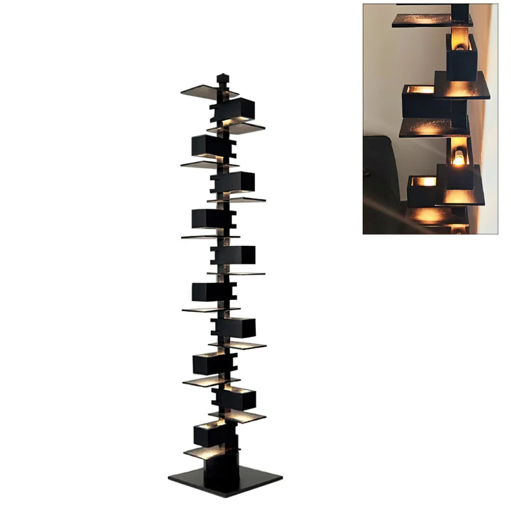 Stacking Wood Floor Lamp – Wood detail 37