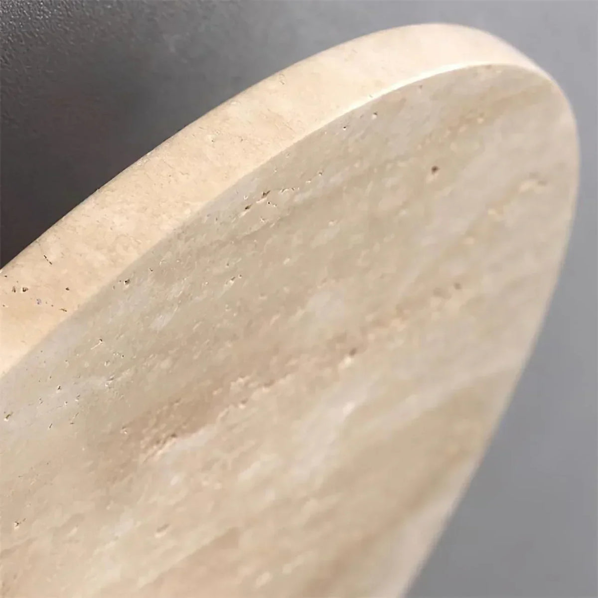 Tanner Disc Travertine Ceiling Light – Travertine detail 9