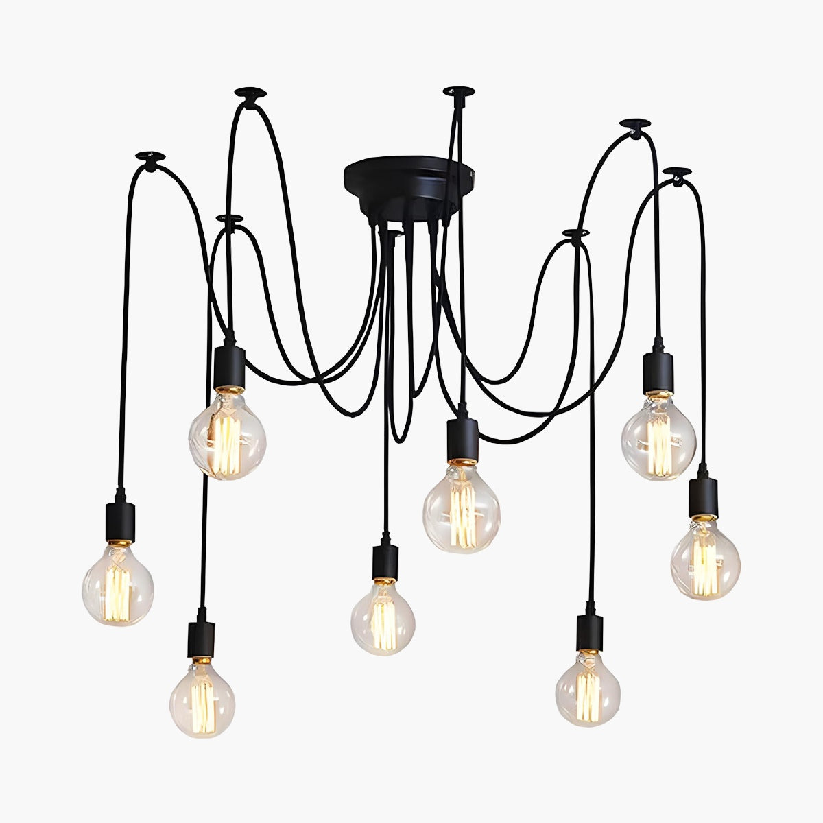 Alfie Vintage Multiple Light Bulbs Chandelier