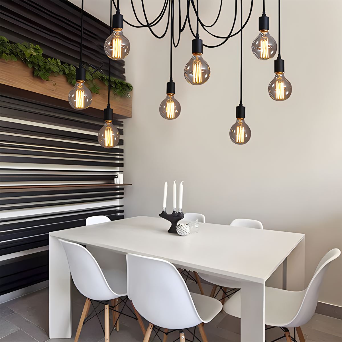 Alfie Vintage Multiple Light Bulbs Chandelier – detail 5