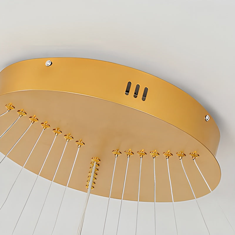 Tiered Ring Chandelier with Multi-Layer Rings – detail 57
