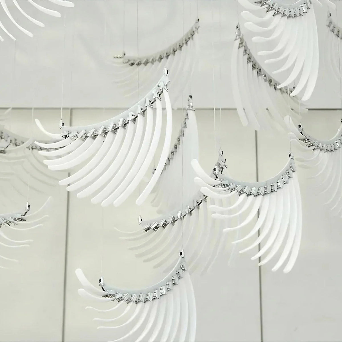 Tiered Palmette Steel Chandelier – Steel detail 9